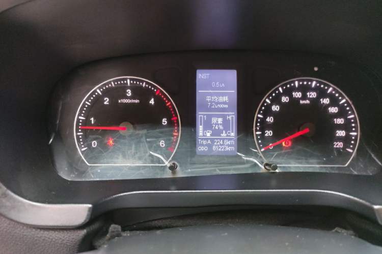 Used Foton Tunland 2020 2.0T Taurus 5 Diesel 4x4 Elite Version with High Ground Clearance and Extended Wheelbase 4F20TC Instrument Cluster