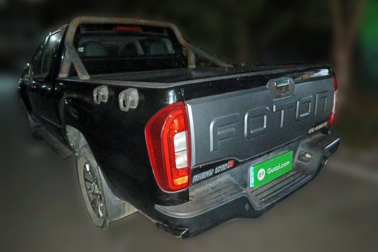 Used Foton Tunland Yutu 2020 2.0T Yutu 9 Diesel Two-Wheel Drive Luxury Long-Wheelbase 4F20TC Rear Left 45 Deg