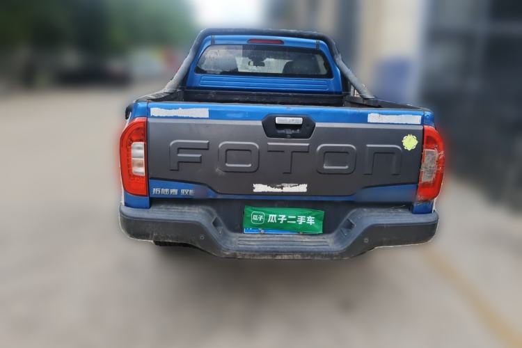 Used Foton Tunland Yutu 2020 2.0T Yutu 9 Diesel Two-Wheel-Drive Elite Model Long Wheelbase 4F20TC Rear