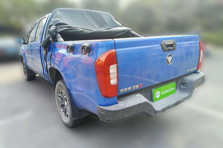 Used Foton Tunland Yutu 2020 2.0T Yutu 8 Diesel Two-Wheel Drive Elite Version Long Wheelbase 4F20TC Rear Left 45 Deg