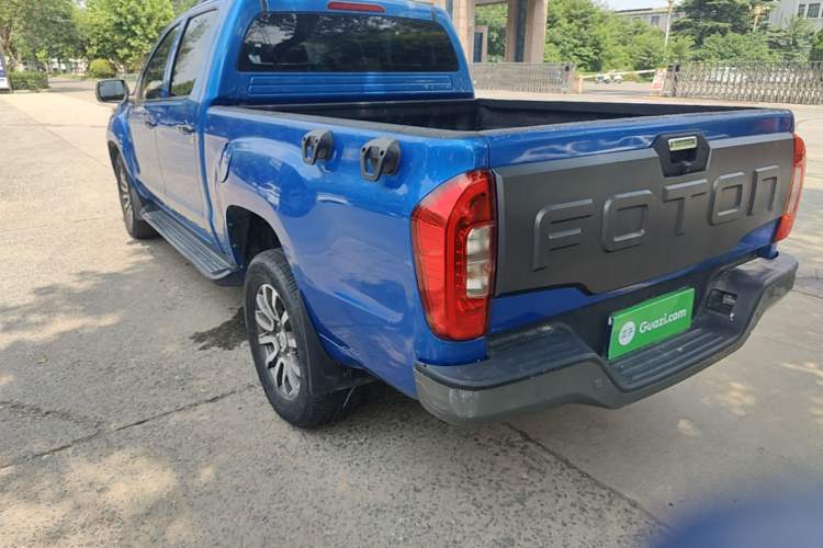 Used Foton Tunland Yutu 2020 2.0T Yutu 9 Diesel Two-Wheel Drive Luxury Long-Wheelbase 4F20TC Rear Left 45 Deg