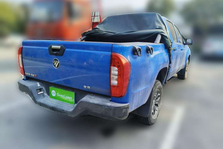 Used Foton Tunland Yutu 2020 2.0T Yutu 8 Diesel Two-Wheel Drive Elite Version Long Wheelbase 4F20TC Rear Right 45 Deg