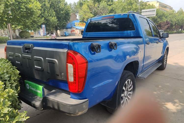Used Foton Tunland Yutu 2020 2.0T Yutu 9 Diesel Two-Wheel Drive Luxury Long-Wheelbase 4F20TC Rear Right 45 Deg