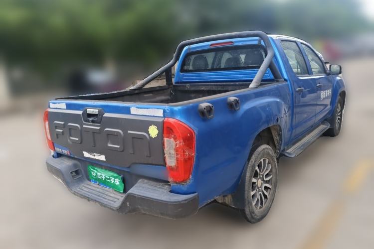 Used Foton Tunland Yutu 2020 2.0T Yutu 9 Diesel Two-Wheel-Drive Elite Model Long Wheelbase 4F20TC Rear Right 45 Deg