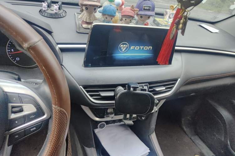 Used Foton Tunland Yutu 2020 2.0T Yutu 8 Diesel Two-Wheel Drive Elite Version Long Wheelbase 4F20TC Audio And AC Panel