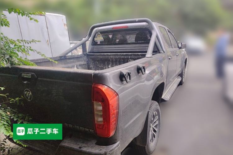 Used Foton Tunland Yutu 2020 2.0T Yutu 8 Diesel Two-Wheel Drive Elite Version Long Wheelbase 4F20TC Rear Right 45 Deg