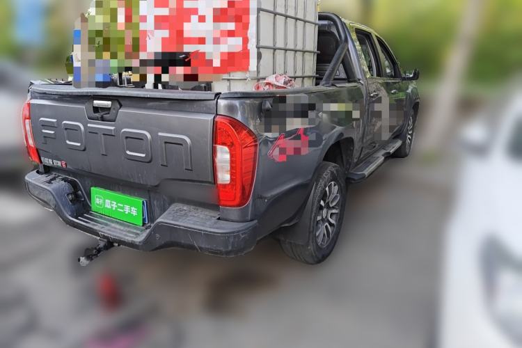 Used Foton Tunland Yutu 2020 2.0T Yutu 9 Diesel 4x4 Enjoyment Edition Long Wheelbase 4F20TC Rear Right 45 Deg