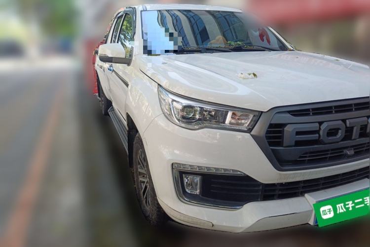 Used Foton Tunland Yutu 2020 2.0T Yutu 8 Diesel Two-Wheel Drive Luxury Long-Wheelbase 4F20TC Front Right 45 Deg
