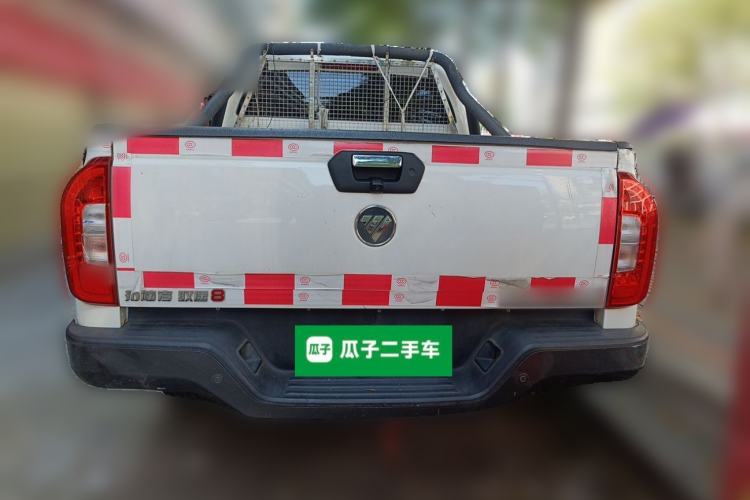 Used Foton Tunland Yutu 2020 2.0T Yutu 8 Diesel Two-Wheel Drive Luxury Long-Wheelbase 4F20TC Rear