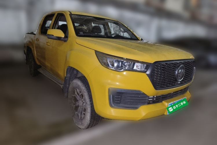 Used Foton Tunland Yutu 2020 2.0T Yutu 8 Gasoline Two-Wheel Drive Elite Version Standard Wheelbase 4G20TI5 Front Right 45 Deg