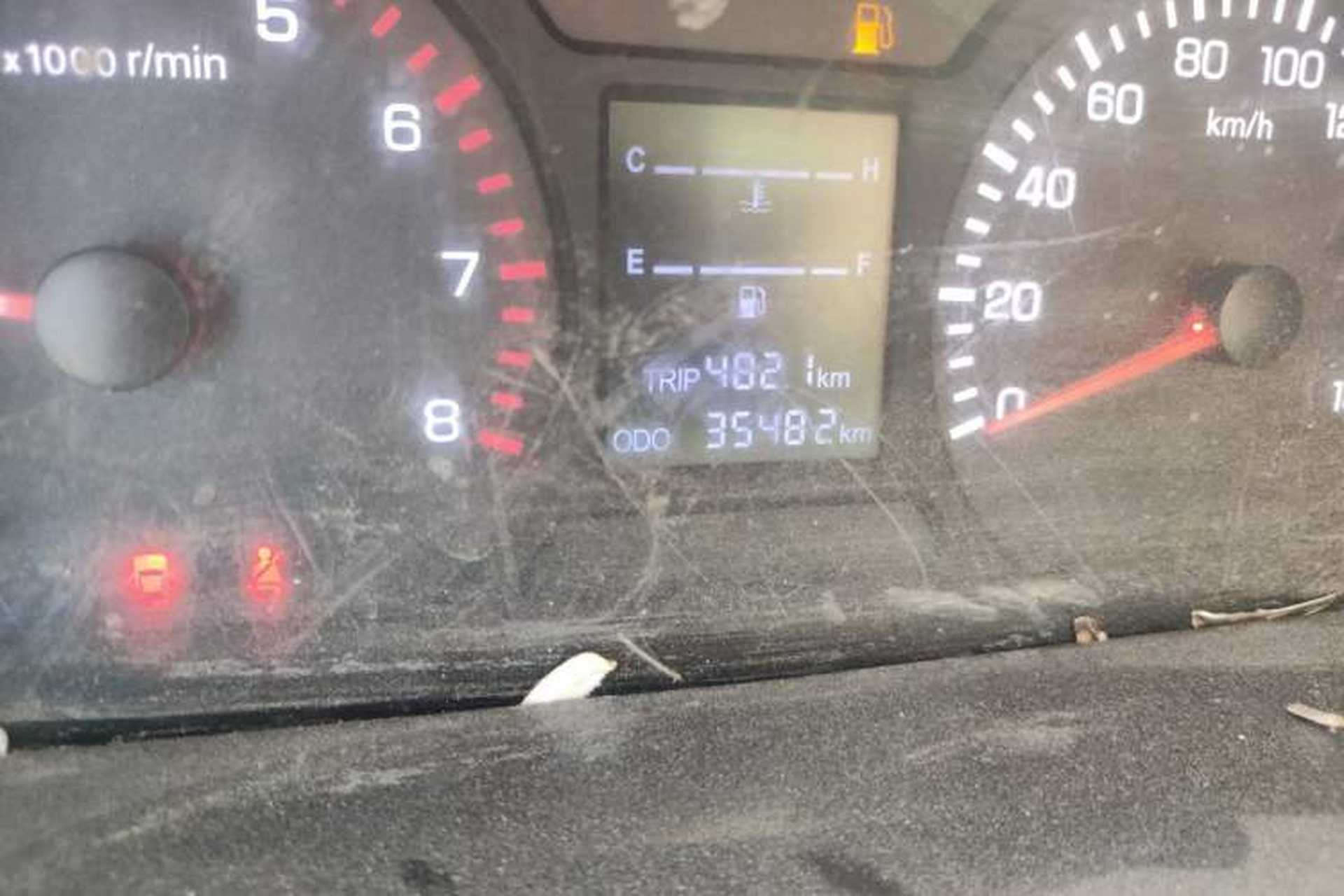 Used Foton Xiangling M 2018 1.5L M2 Non-Load-Bearing Single-Row with Dual Rear Tires (Cargo Version) DAM15L Odometer Close Up