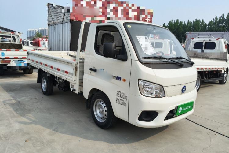 Used Foton Xiangling M New Energy 2023 M1 BYD Flatbed Cargo Box Front Right 45 Deg