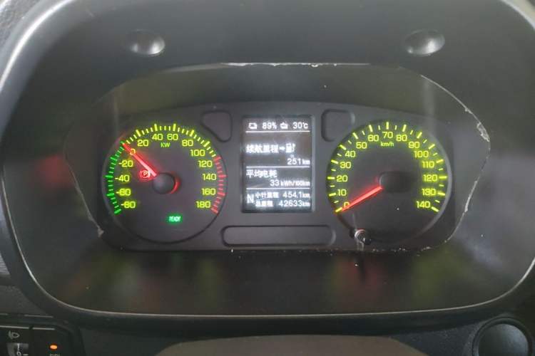 Used Foton Xiangling M New Energy 2023 M1 BYD Box-Type Cargo Bed Instrument Cluster