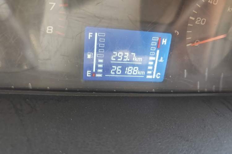 Used Foton Xiangling V  Odometer Close Up