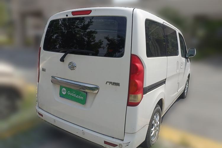 Used GAC Gonow Starry 2013 1.5L Seven-Seater Luxury Model Rear Right 45 Deg