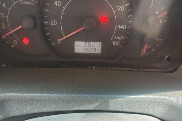 Used GAC Gonow Xingwang 2010 1.0L Base Version (Air Conditioning) Odometer Close Up
