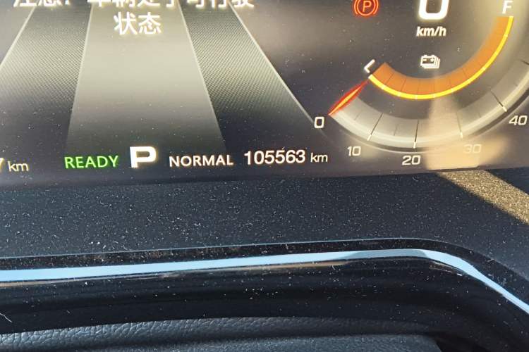 Used GAC Group Toyota iA5 2019 Luxury Edition Odometer Close Up