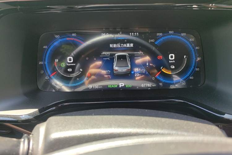 Used GAC Group Toyota iA5 2019 Luxury Edition Odometer Close Up