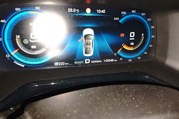 Used GAC Group Toyota iA5 2019 Luxury Edition Odometer Close Up