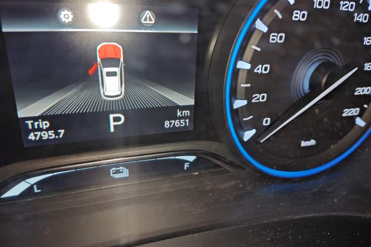 Used GAC Group Qizhi EV 2020 Comfort Edition Odometer Close Up