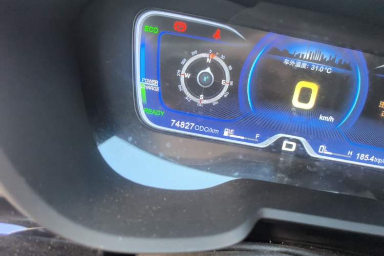 Used GAC Group Qizhi PHEV 2019 1.5L Smart Connect Premium Edition Odometer Close Up