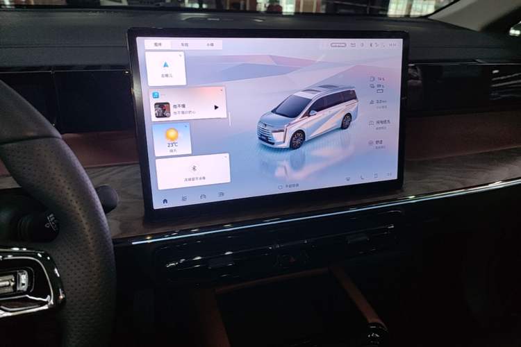Used GAC Trumpchi E8 New Energy 2024 150km MAX+ Audio And AC Panel