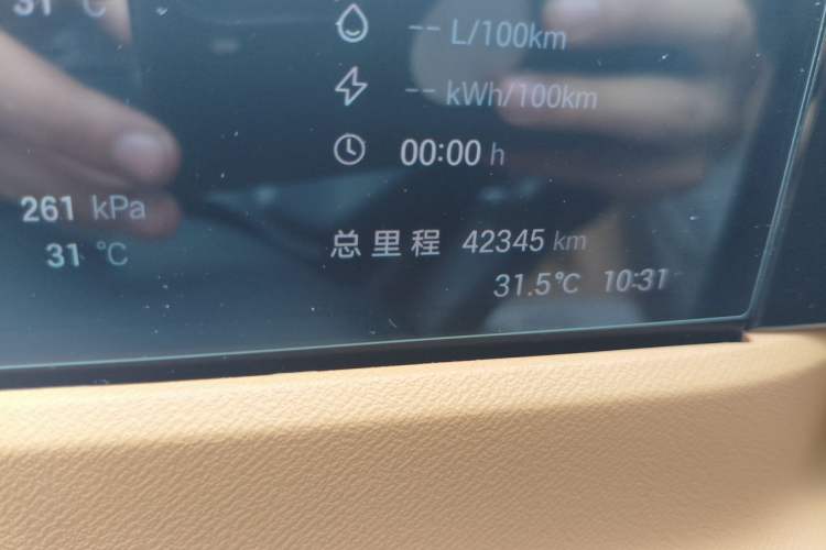 Used GAC Trumpchi E8 New Energy 2024 150km MAX+ Odometer Close Up