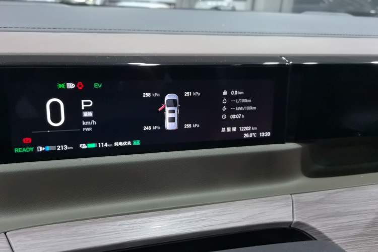 Used GAC Trumpchi E8 New Energy 2024 150km MAX Odometer Close Up