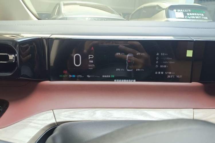 Used GAC Trumpchi E8 New Energy 2024 150km MAX+ Odometer Close Up