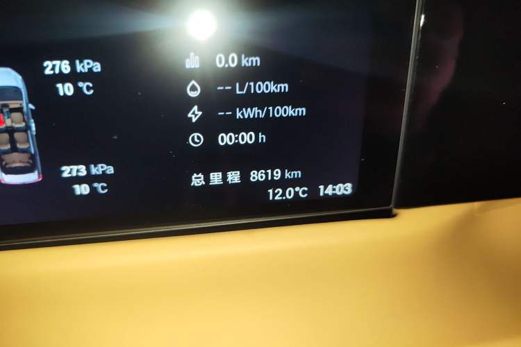 Used GAC Trumpchi E8 New Energy 2024 150km Dragon Roar Starry Night+ Odometer Close Up