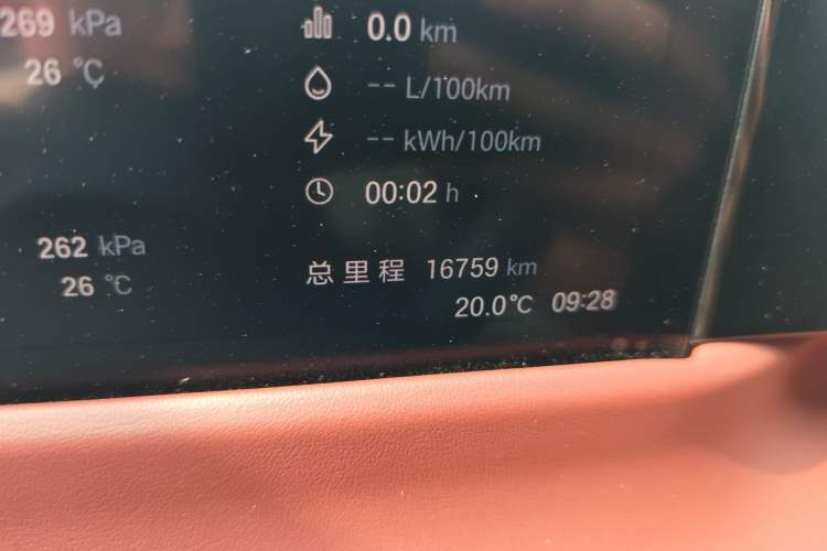 Used GAC Trumpchi E8 New Energy 2024 150km MAX+ Odometer Close Up