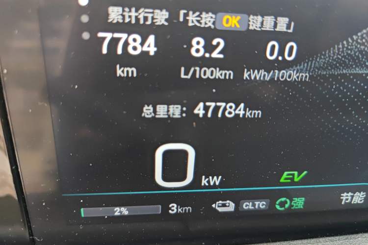 Used GAC Trumpchi E9 2023 E9 PRO Odometer Close Up