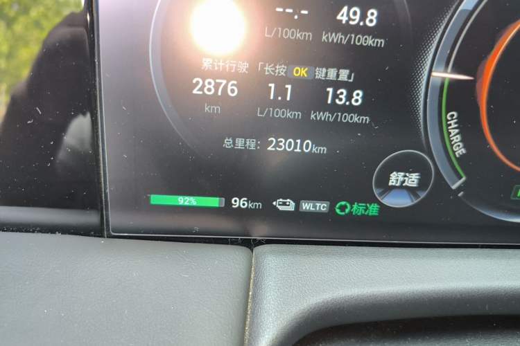 Used GAC Trumpchi E9 2023 E9 Championship Edition Odometer Close Up
