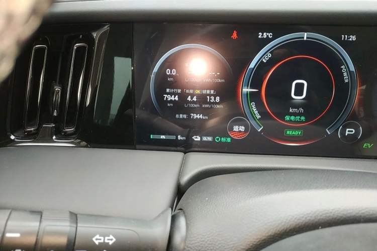 Used GAC Trumpchi E9 2023 E9 MAX Odometer Close Up