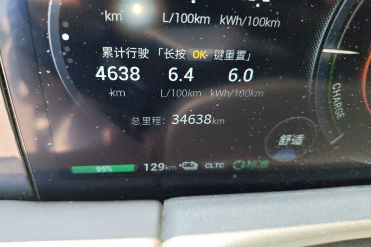 Used GAC Trumpchi E9 2024 E9 Deluxe Edition Odometer Close Up