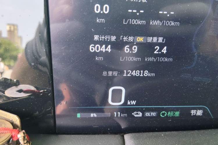 Used GAC Trumpchi E9 2024 E9 Champion Edition Odometer Close Up