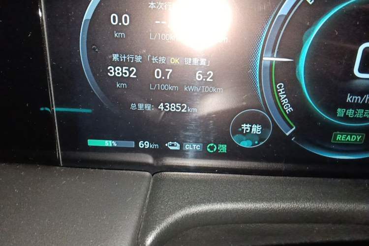 Used GAC Trumpchi E9 2025 E9 Superfast Charging Champion Odometer Close Up