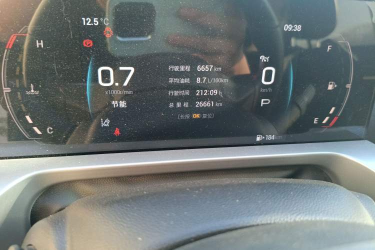 Used GAC Trumpchi EMKOO 2022 1.5T Supernova Pro Edition Odometer Close Up