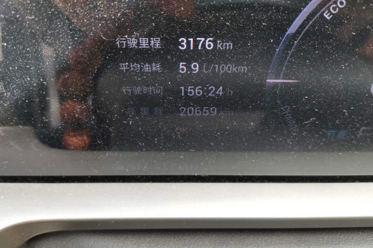 Used GAC Trumpchi EMKOO 2022 2.0 ATK TwinStar Pro Edition Odometer Close Up