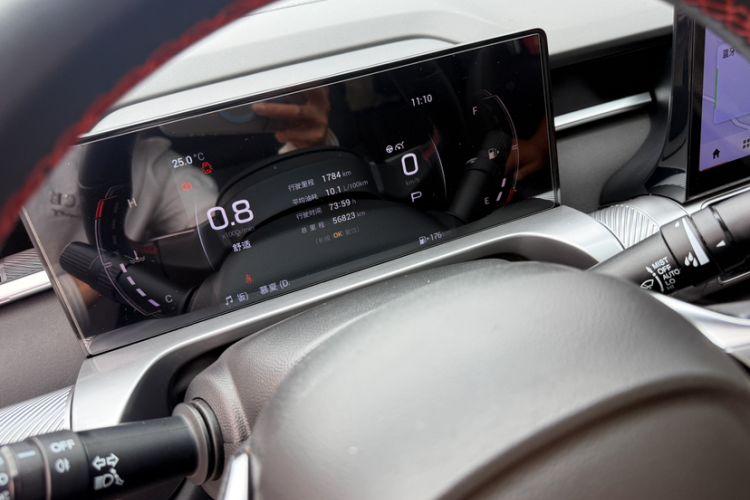 Used GAC Trumpchi EMKOO 2022 1.5T Supernova Pro Edition Odometer Close Up