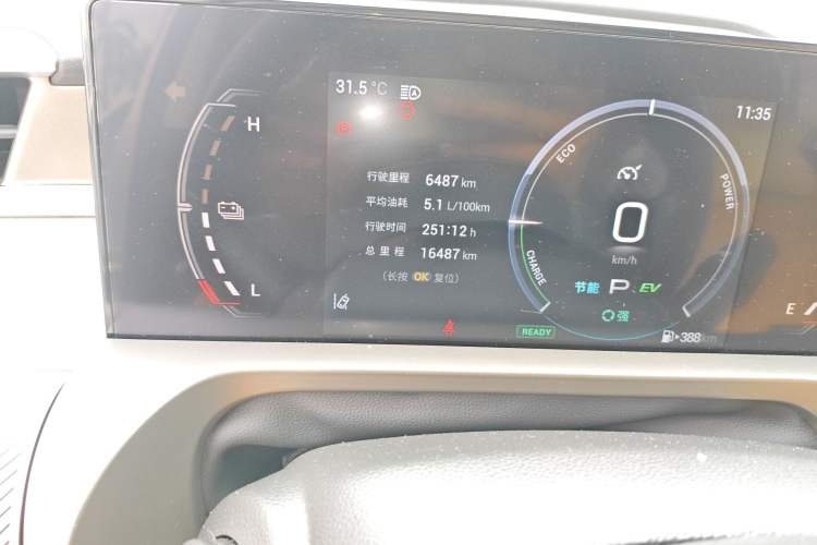 Used GAC Trumpchi EMKOO 2022 2.0 ATK Gemini Edition Odometer Close Up