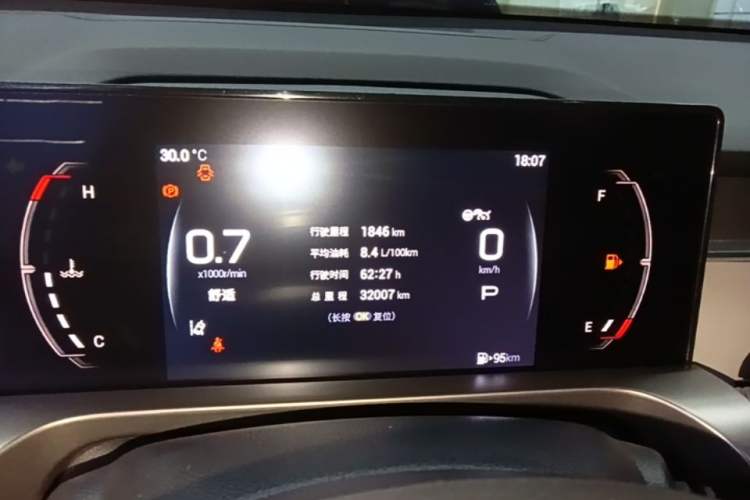 Used GAC Trumpchi EMKOO 2022 1.5T Supernova Pro Edition Instrument Cluster