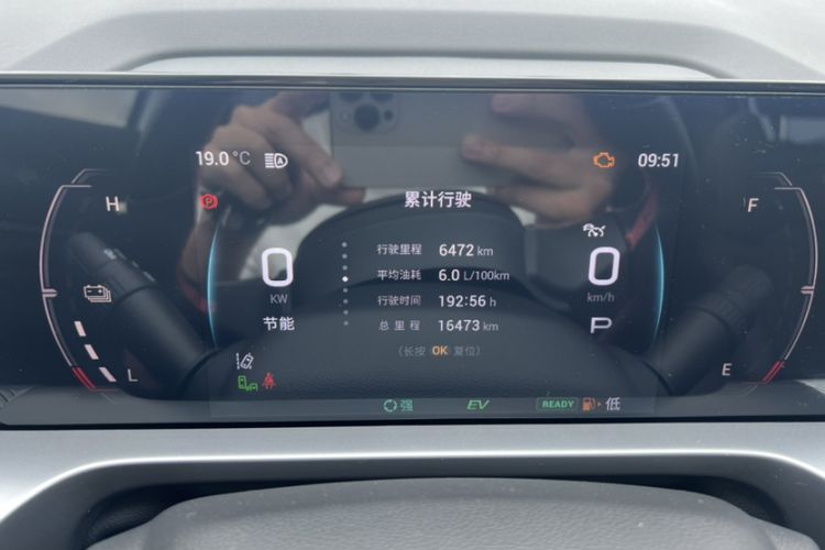 Used GAC Trumpchi EMKOO 2022 2.0 ATK TwinStar Pro Edition Odometer Close Up