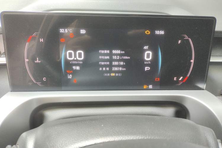 Used GAC Trumpchi EMKOO 2022 1.5T Supernova Edition Odometer Close Up