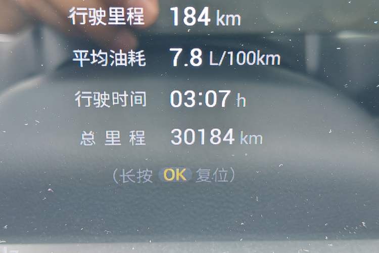 Used GAC Trumpchi EMKOO 2022 1.5T Supernova Pro Edition Odometer Close Up