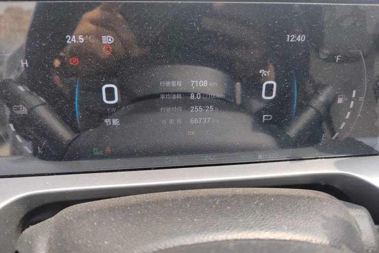 Used GAC Trumpchi EMKOO 2022 2.0 ATK TwinStar Pro Edition Odometer Close Up