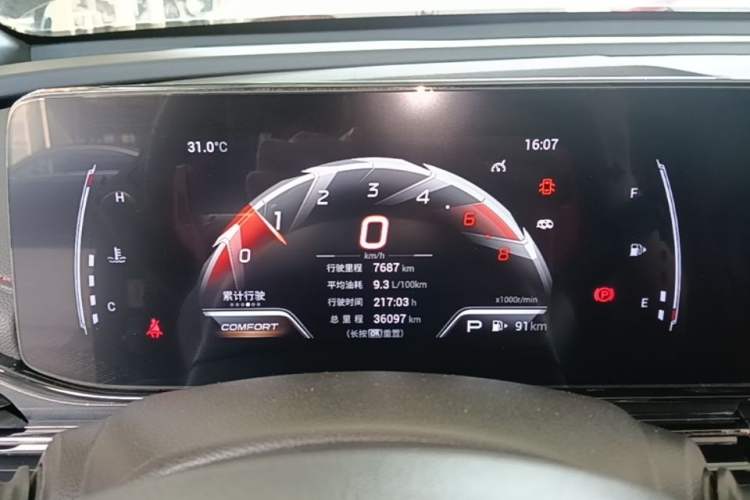 Used GAC Trumpchi EMPOW 2021 270T DCT J15 Version Instrument Cluster