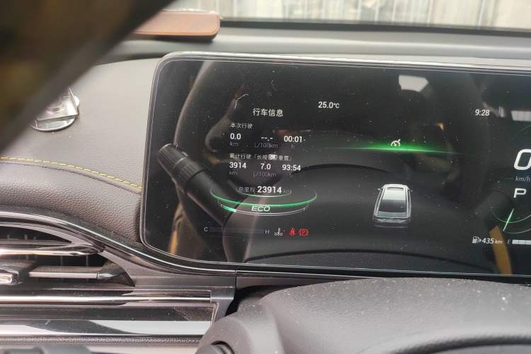 Used GAC Trumpchi EMPOW 2021 270T DCT J16 Version Odometer Close Up