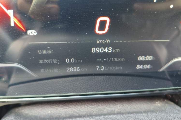 Used GAC Trumpchi EMPOW 2021 270T DCT J16 Version Odometer Close Up