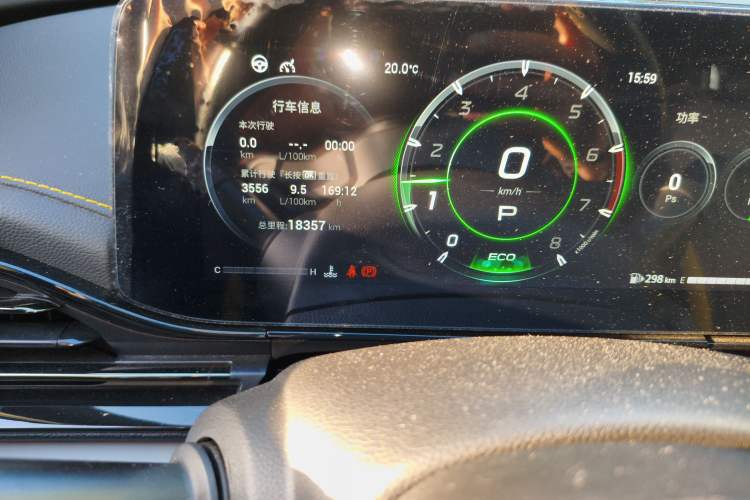 Used GAC Trumpchi EMPOW 2021 270T DCT J16 Version Odometer Close Up